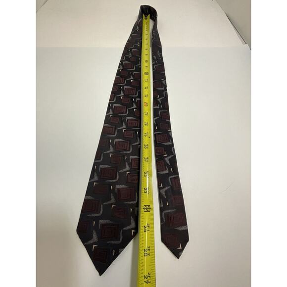 Lords Handmade In Spain Designer Silk Tie Cream Tipping - Picture 7 of 16